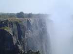 The Zimbabwean side of the gorge seen from the Zambian side